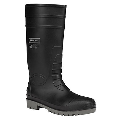 Hi-Up Black Safety Boot