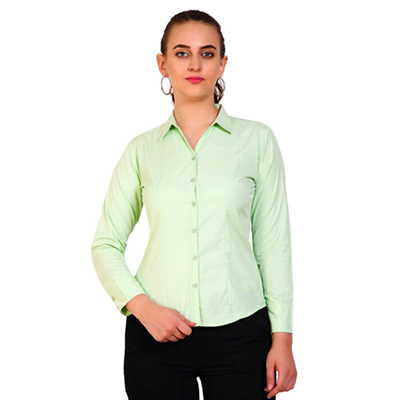 Lilly Kelly Ladies Green S/S Shirt