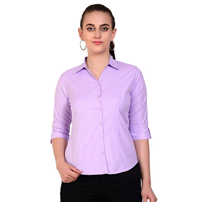 Lilly Kelly Ladies Purple S/S Shirt