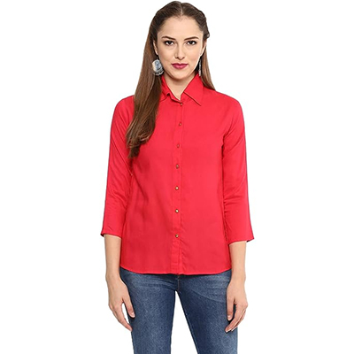 Lilly Kelly Men Red S/S Shirt