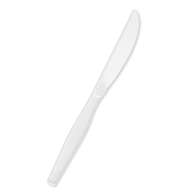 Plastic Knife PS White 7inch RIL 40X50's-2000PCS